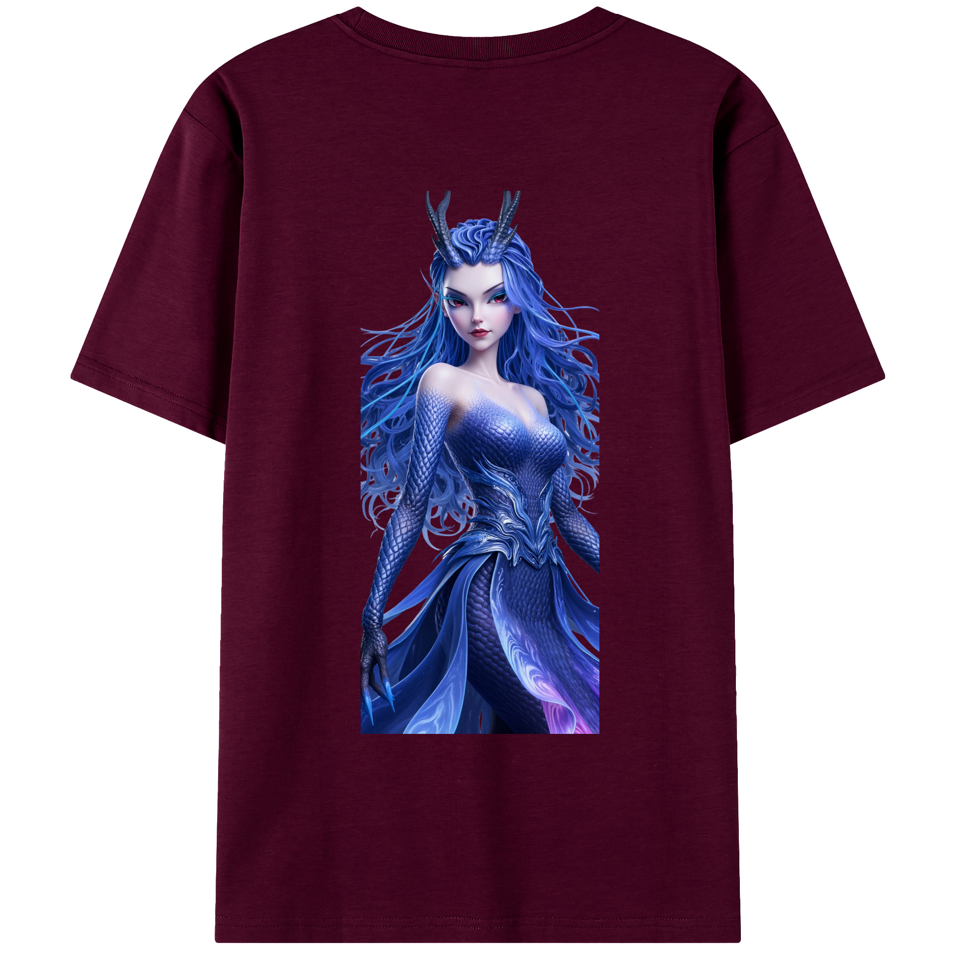 （画像用） Ne Zha 2 ナタ 魔童の大暴れ レディース半袖Tシャツ(バックプリント)